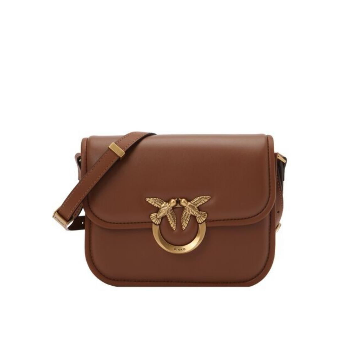 Borsa media a spalla Love Bag Box in nappa
