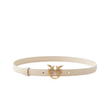 Cintura sottile Love Birds in pelle 2cm