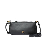 Borsa a tracolla Mini Half Moon in pelle