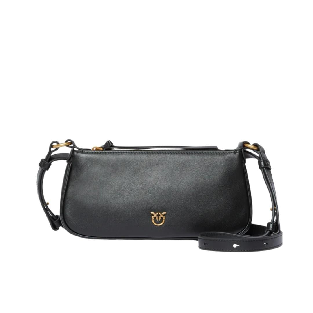 Borsa a tracolla Mini Half Moon in pelle
