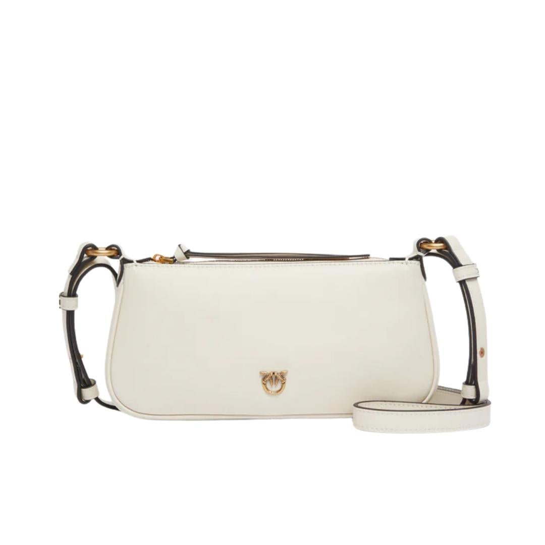 Borsa a tracolla Mini Half Moon in pelle