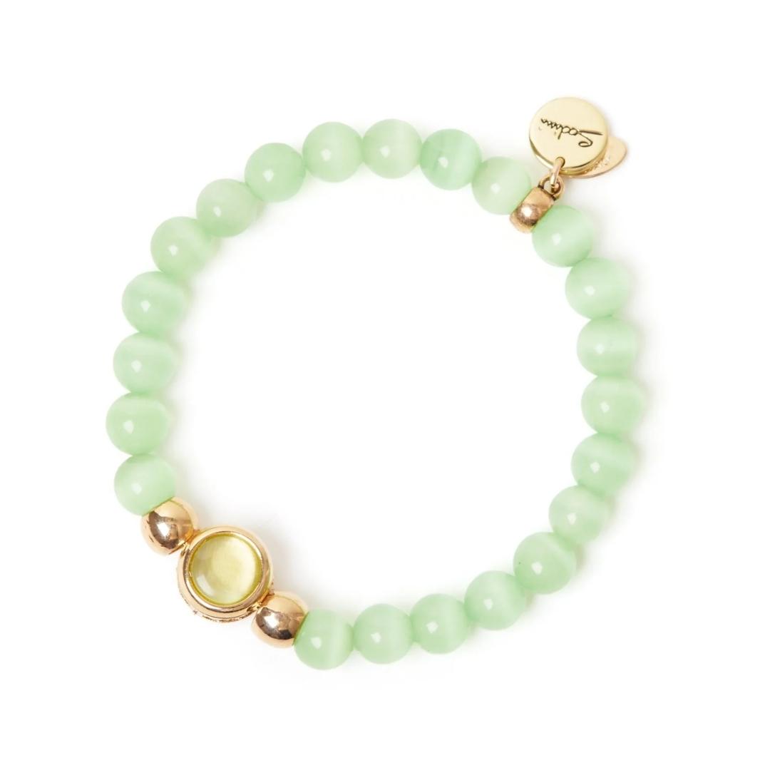 Bracciale Elastico Sfere e Cabochon Tarocchi