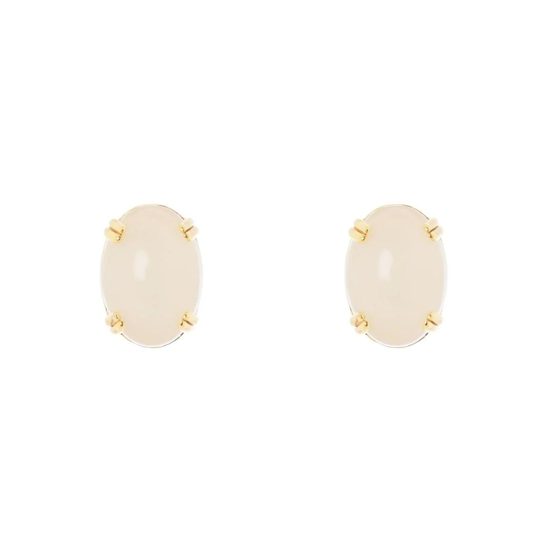 Orecchini cabochon ovale Ninfa