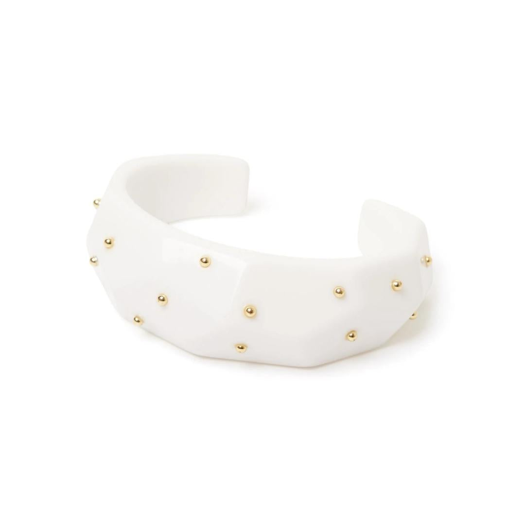 Bracciale rigido superficie poliedrica Filicudi