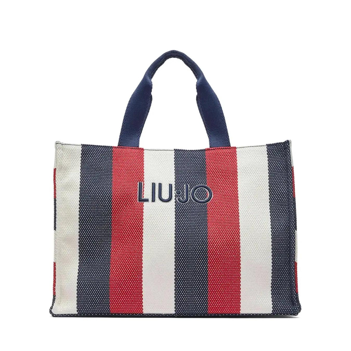 Borsa Tote L con Stripes