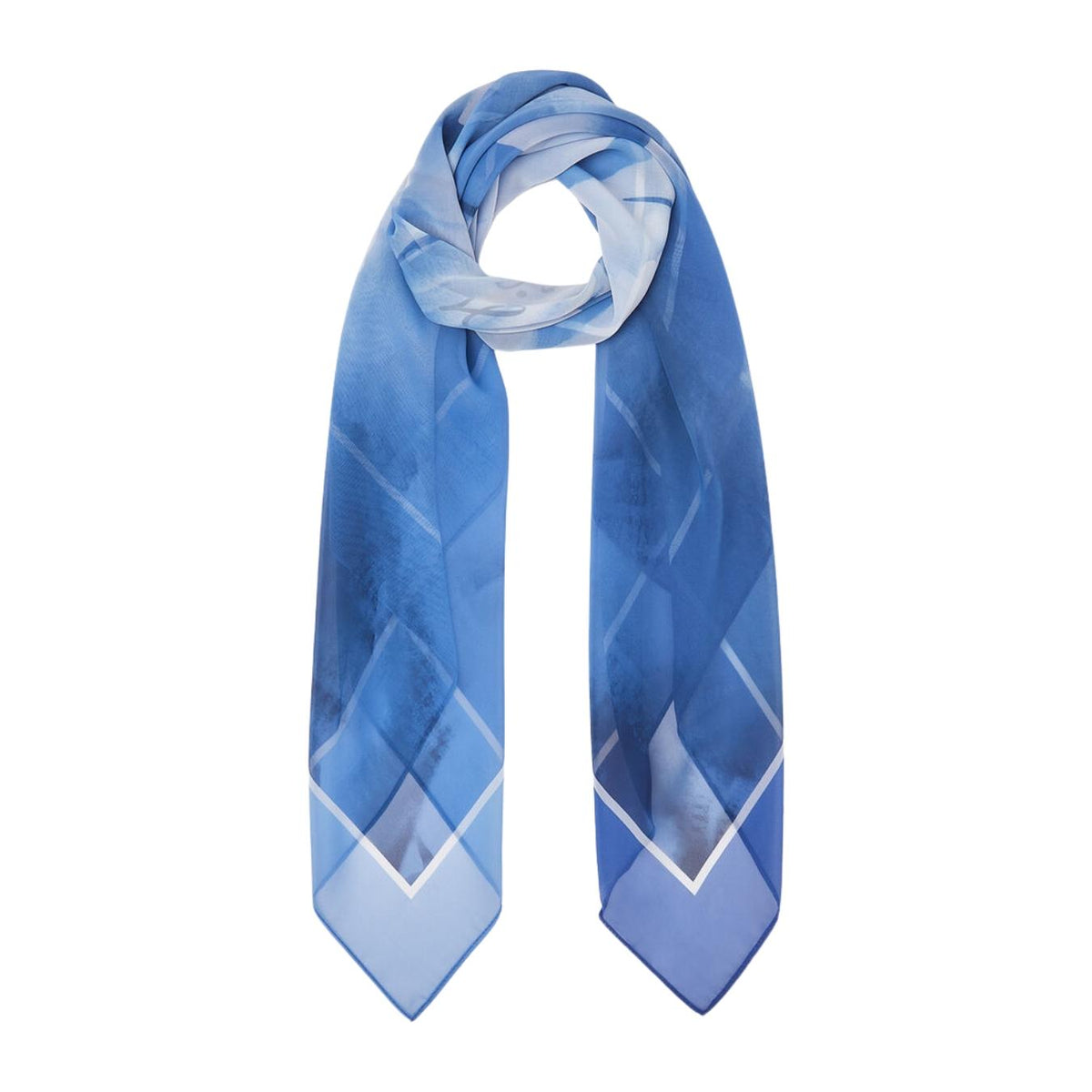 Foulard Grande con Stampa Floreale