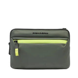 Pochette uomo porta iPad®mini in tessuto gommato Corner