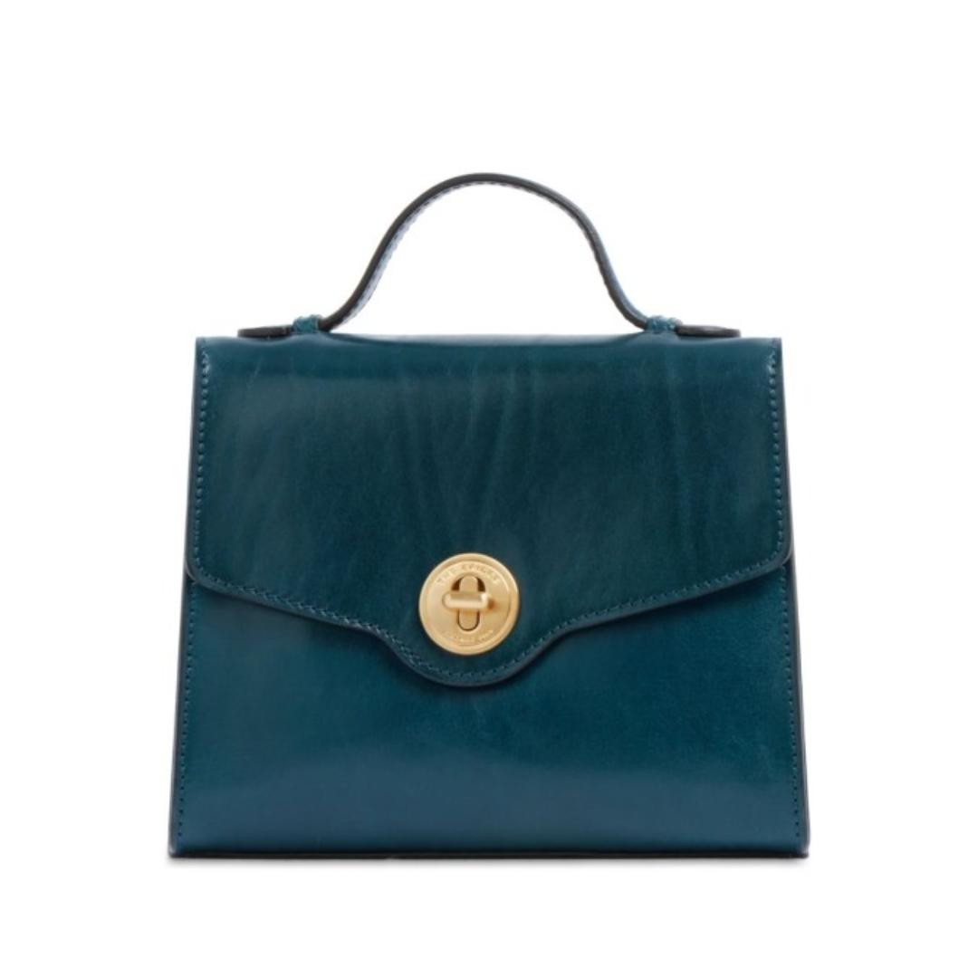 Borsa a mano in pelle con tracolla Irene