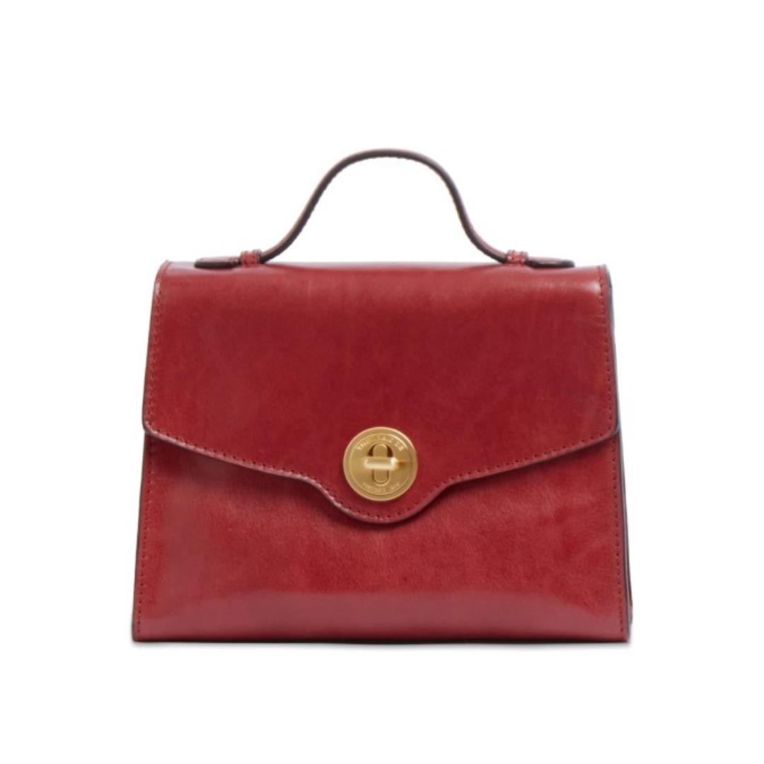 Borsa a mano in pelle con tracolla Irene