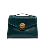 Borsa in pelle a tracolla con pattina e girello Irene