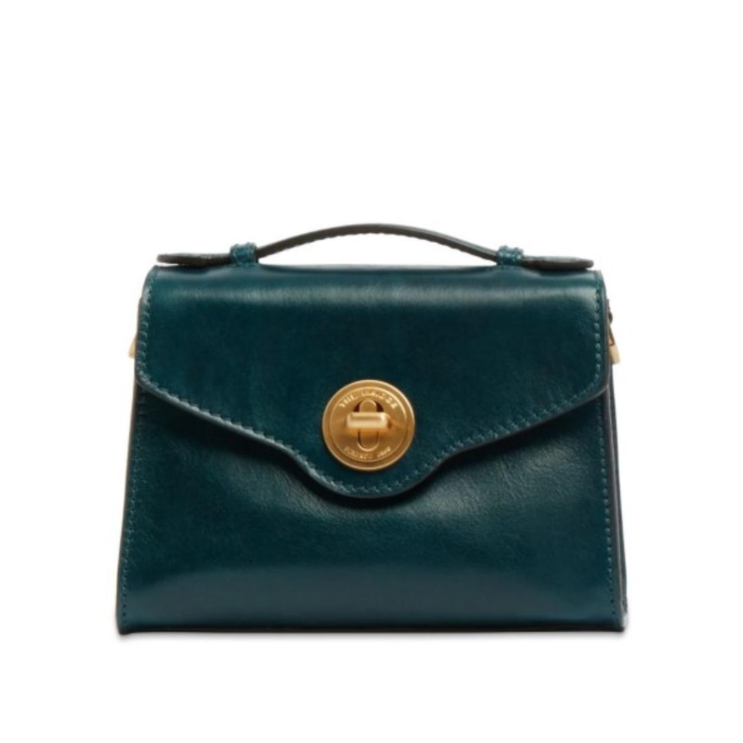 Borsa in pelle a tracolla con pattina e girello Irene
