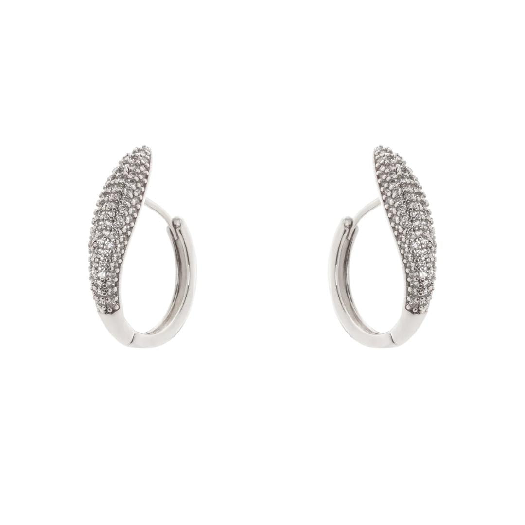 Orecchini mini cerchio affusolato Ginevra