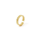 Anello con fascia a piccole sfere Rania