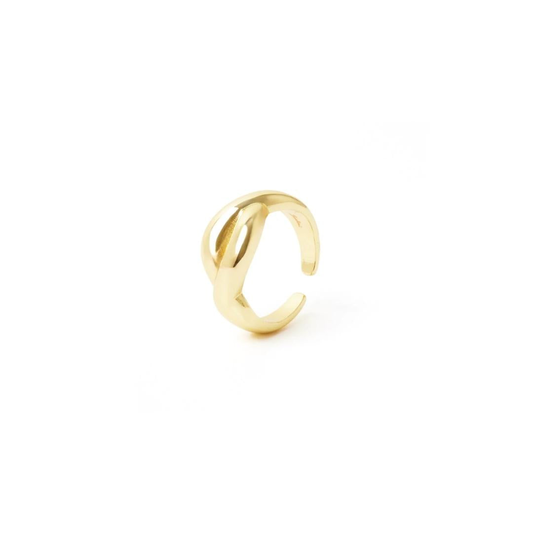 Anello con top svasato Rania