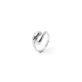 Anello con terminali a goccia Rania