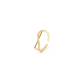 Anello sottile ad X Rania