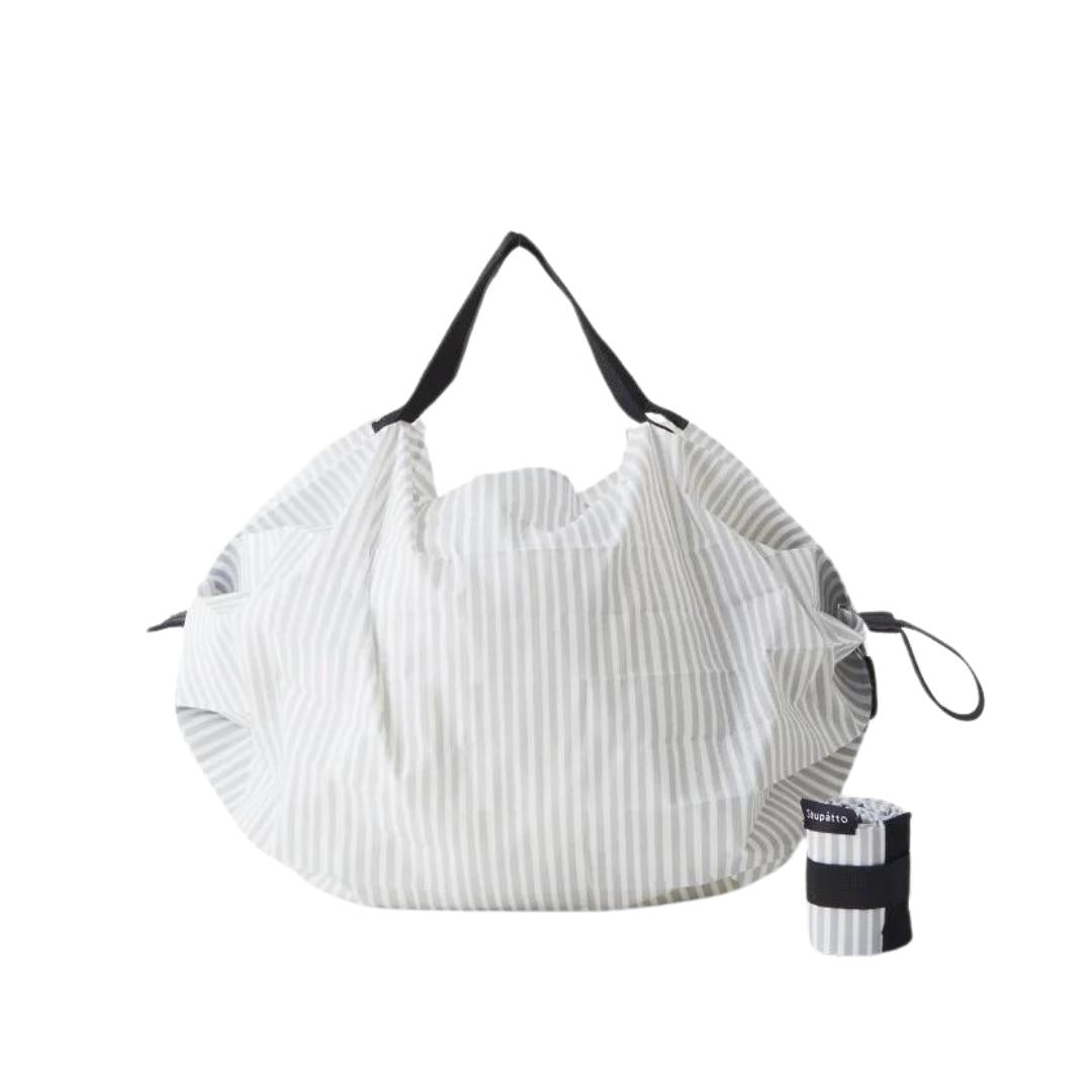 Borsa Stripe Bianco Rigato
