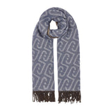 Stola Monogram con Frange