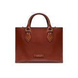 IDA Borsa a Mano in Pelle con Tracolla Removibile