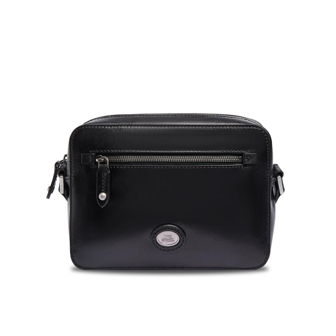 Tracolla in Pelle Uomo con Zip Frontale