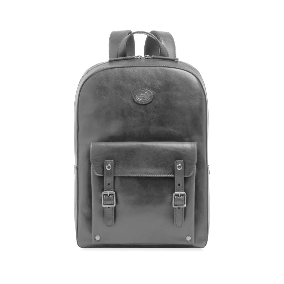 GALILEO Zaino in Pelle Porta PC Uomo una Zip