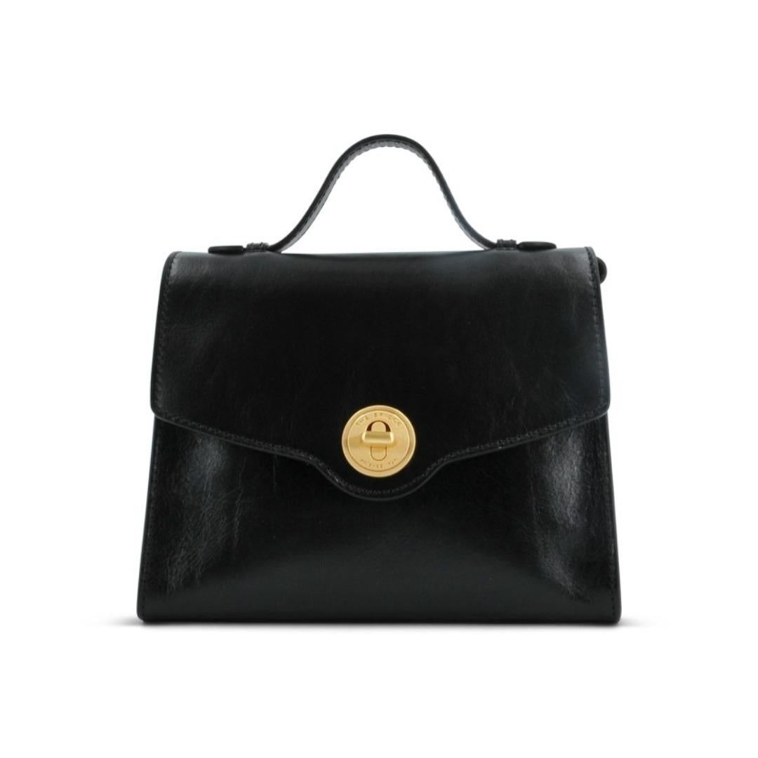 Borsa a mano in pelle con tracolla Irene