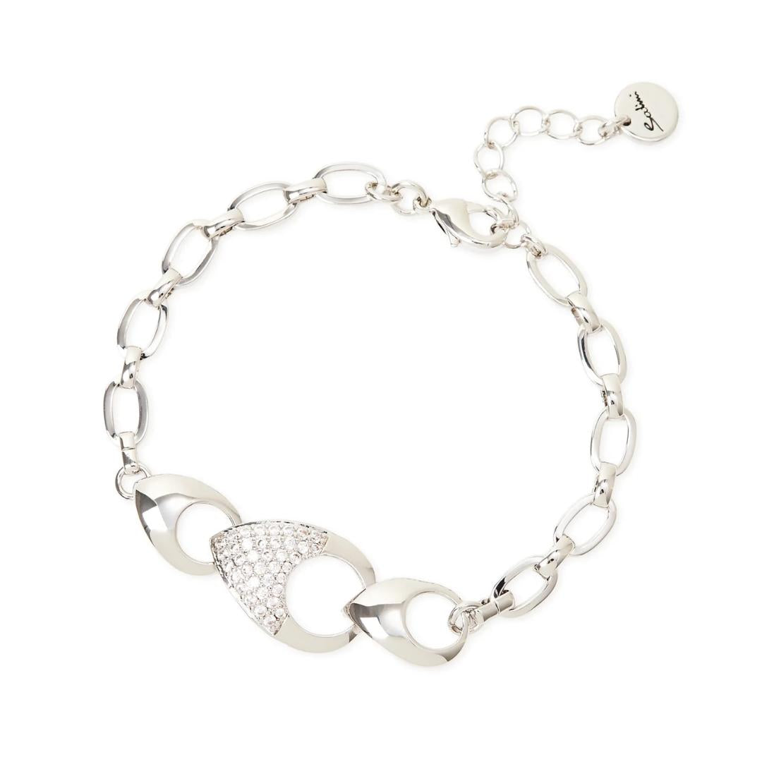 Bracciale Maglie Ovali tre Gocce Deva