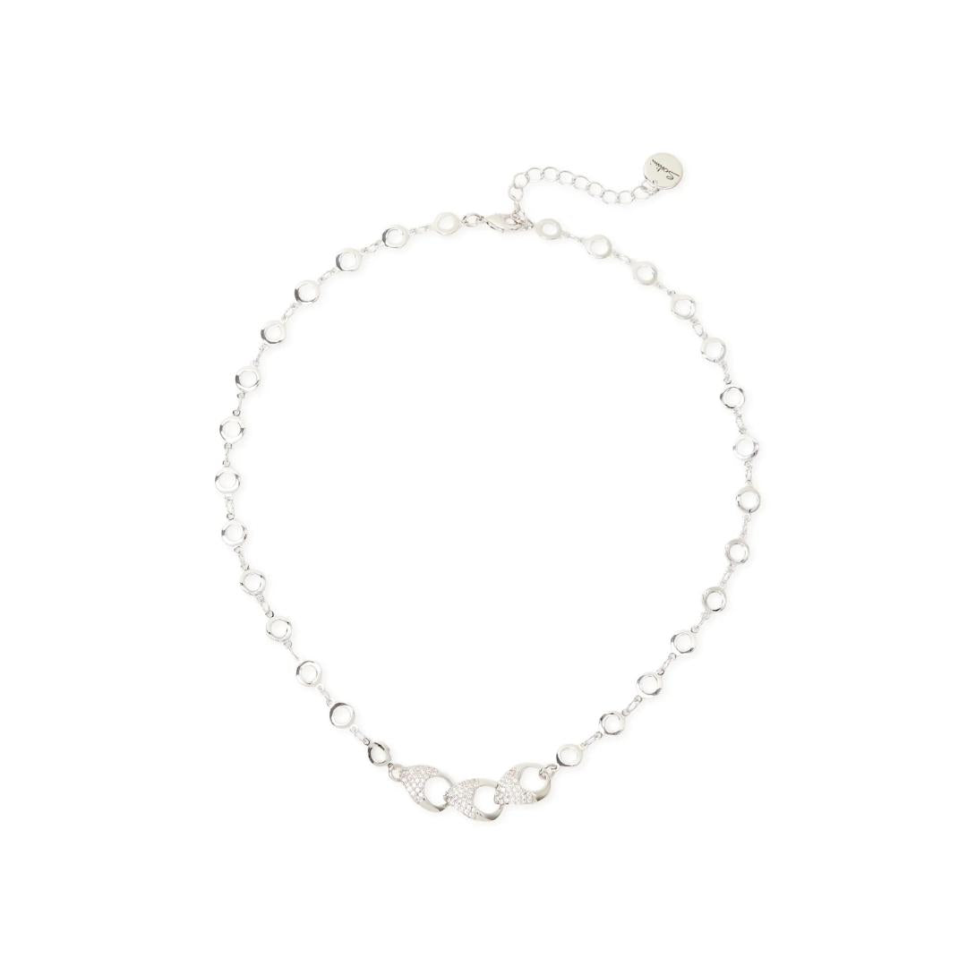 Collana Corta Anelli e Tre gocce Deva