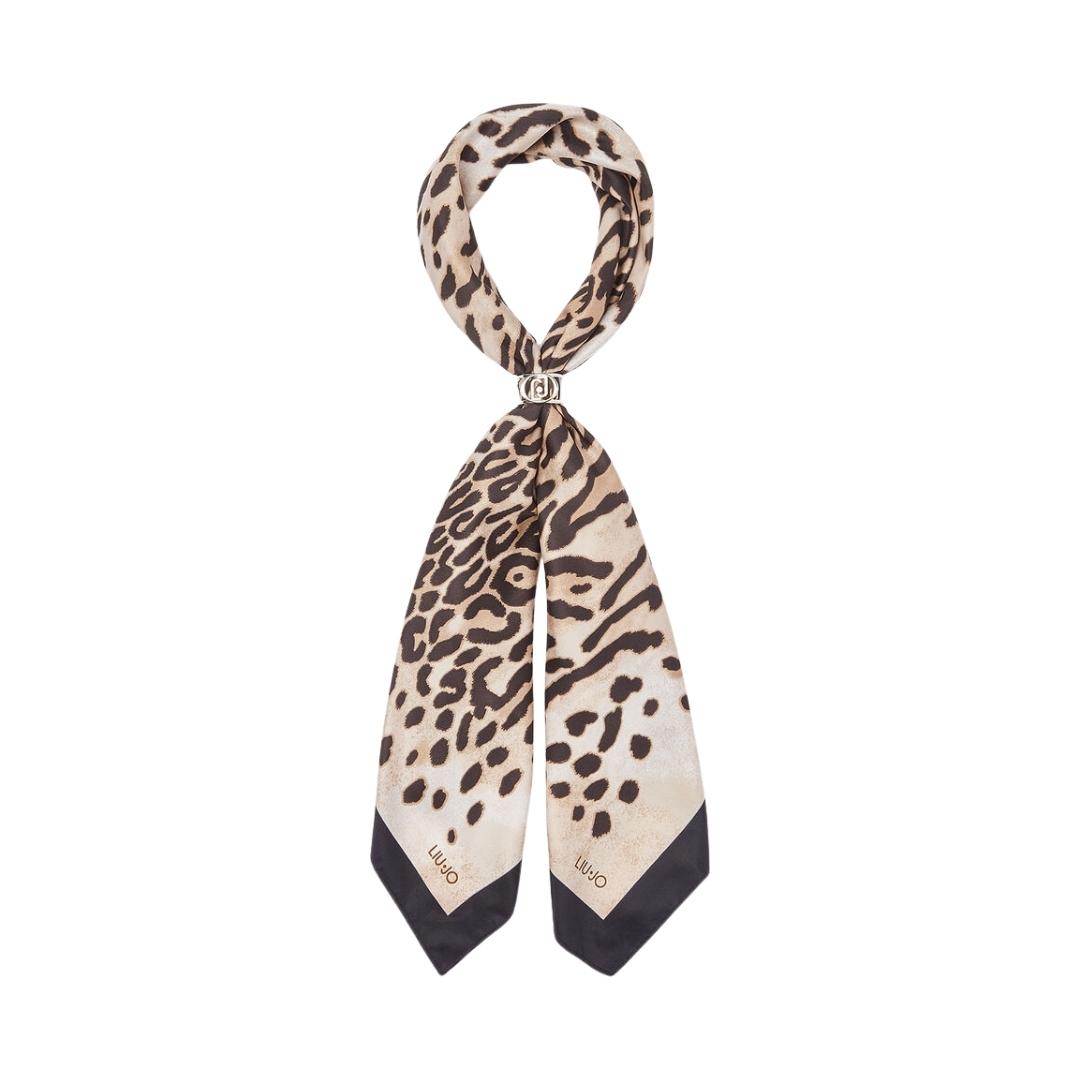 Foulard Grande con Stampa Animalier