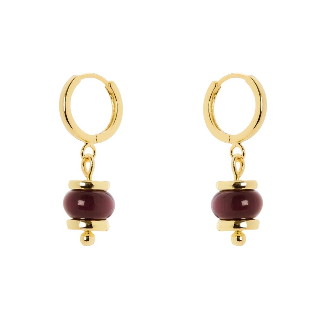 Orecchini Cerchietto e Boule Pendente Modern Muse