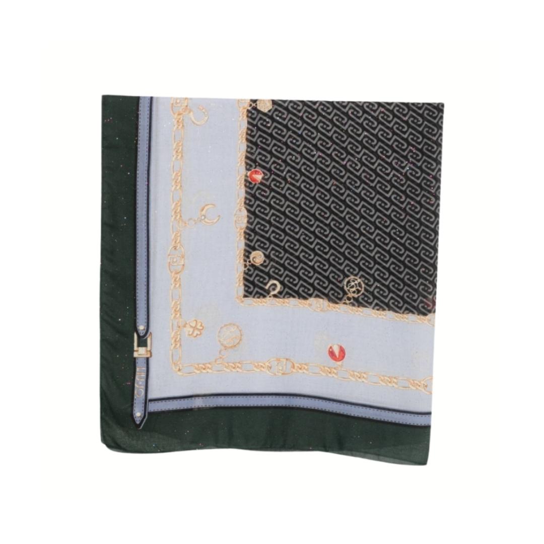 Foulard Grande con Stampa Charms