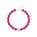 Collana Corta Sfere e Boule Sfaccettata Belle Epoque