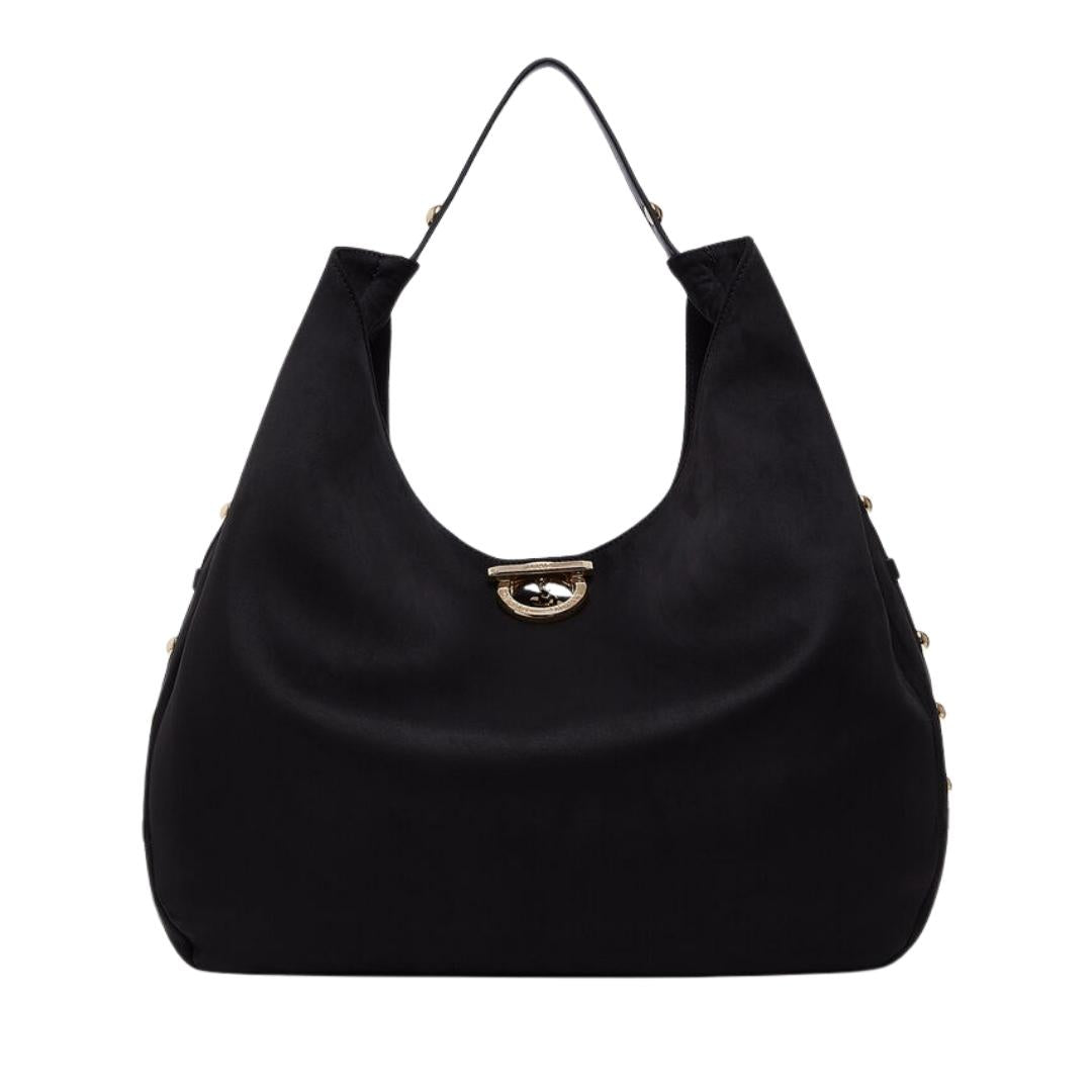 Borsa Hobo Grande con Borchie