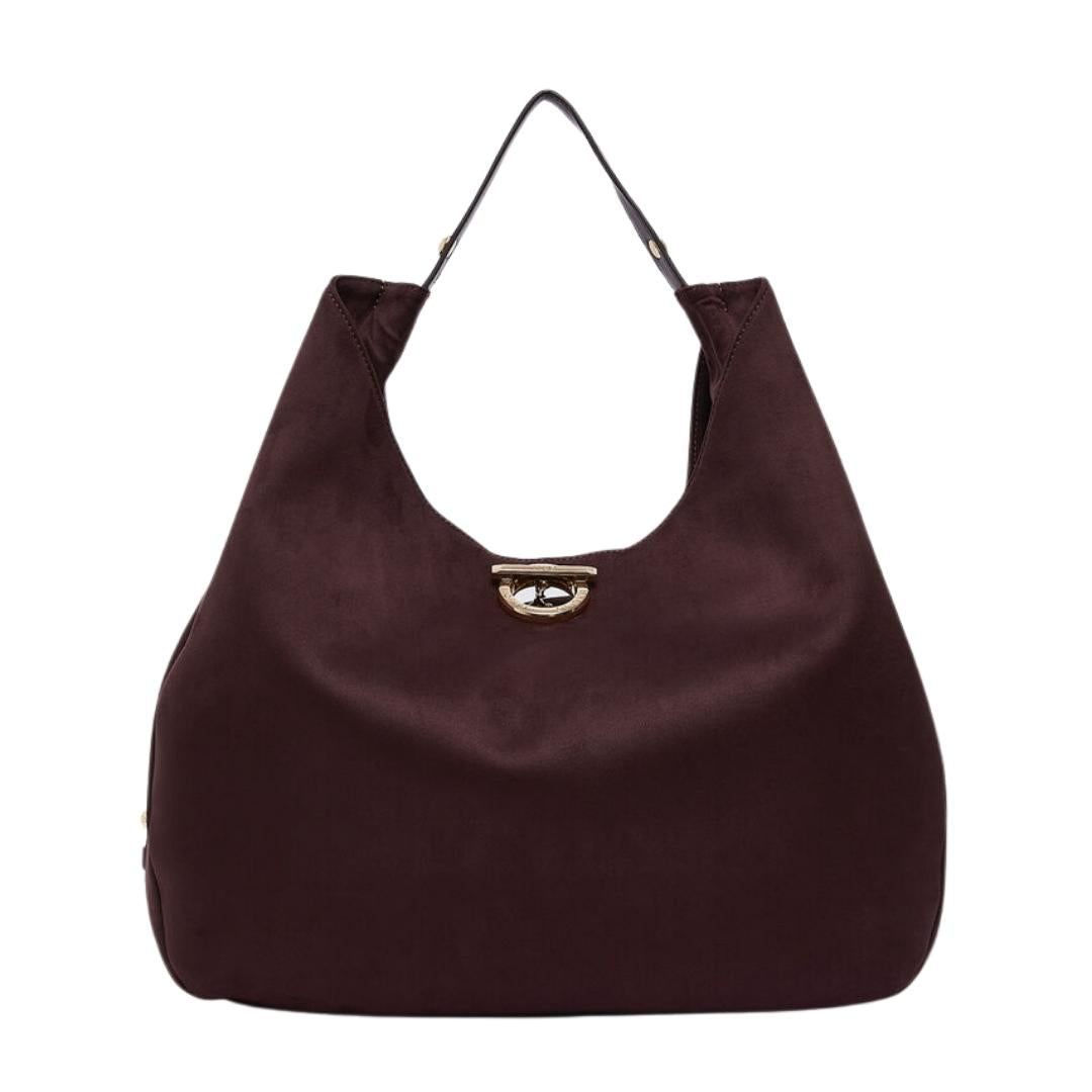 Borsa Hobo Grande con Borchie