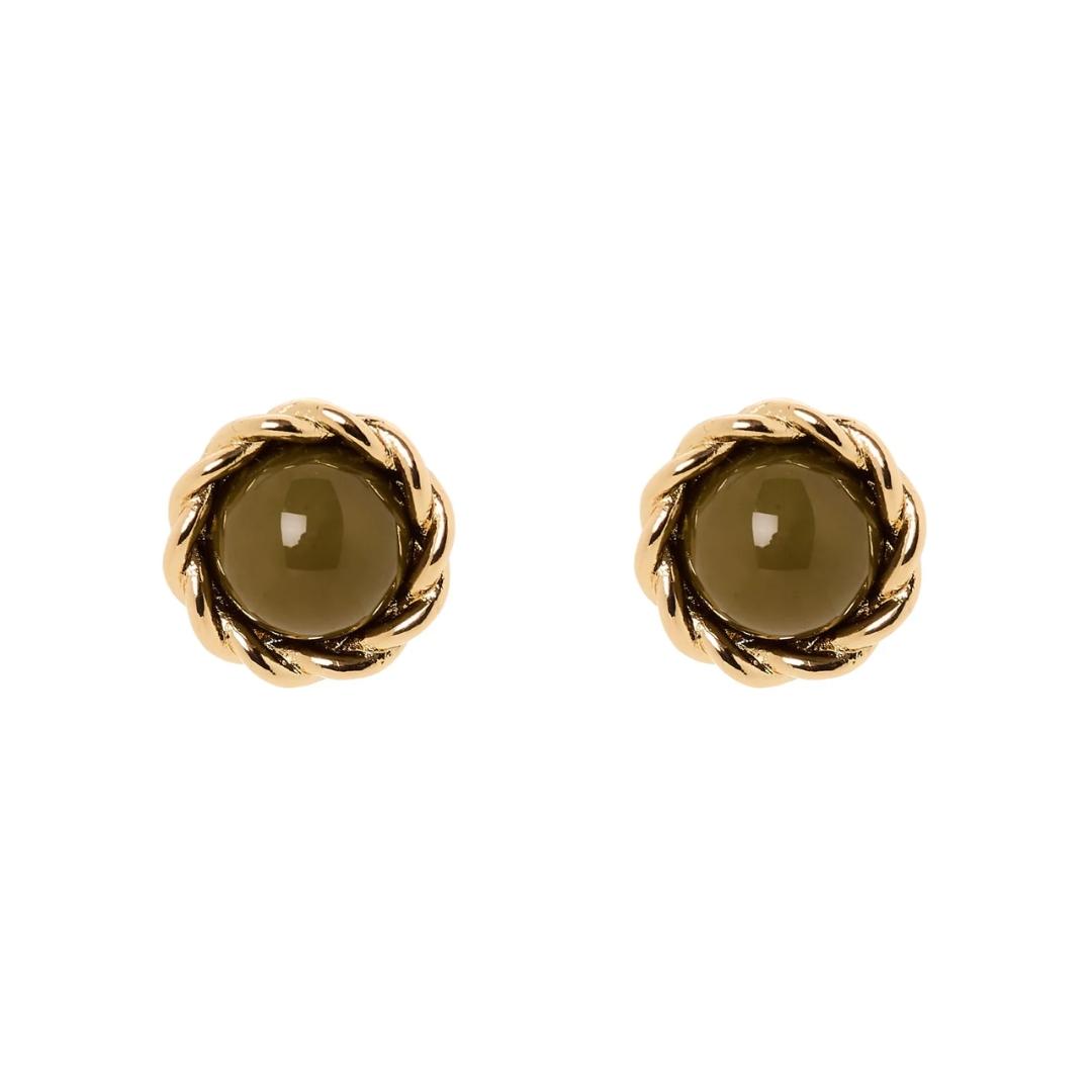 Orecchini Mini Bottone Cabochon Belle Epoque