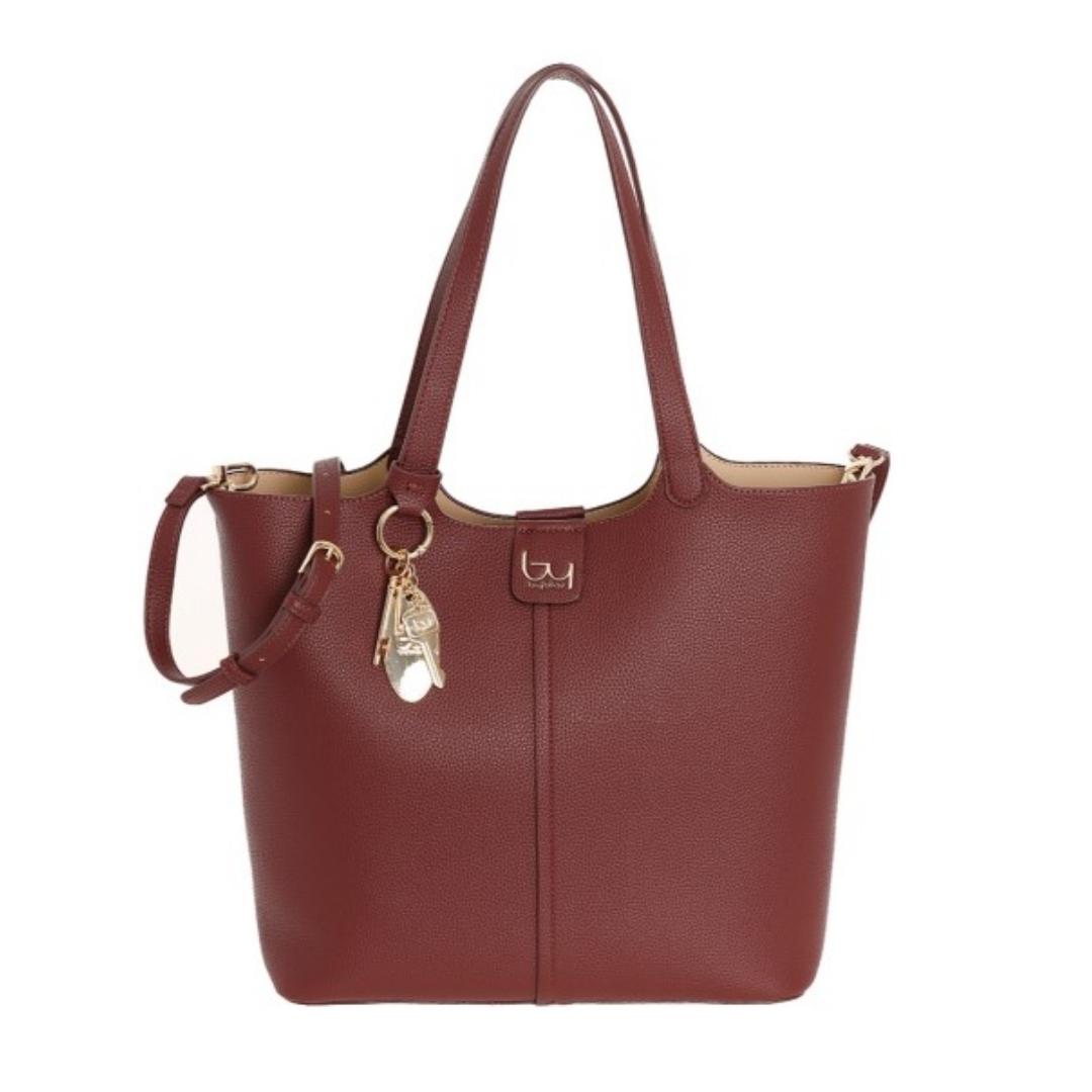 Borsa Shopping in Ecopelle con Tracolla Sunset