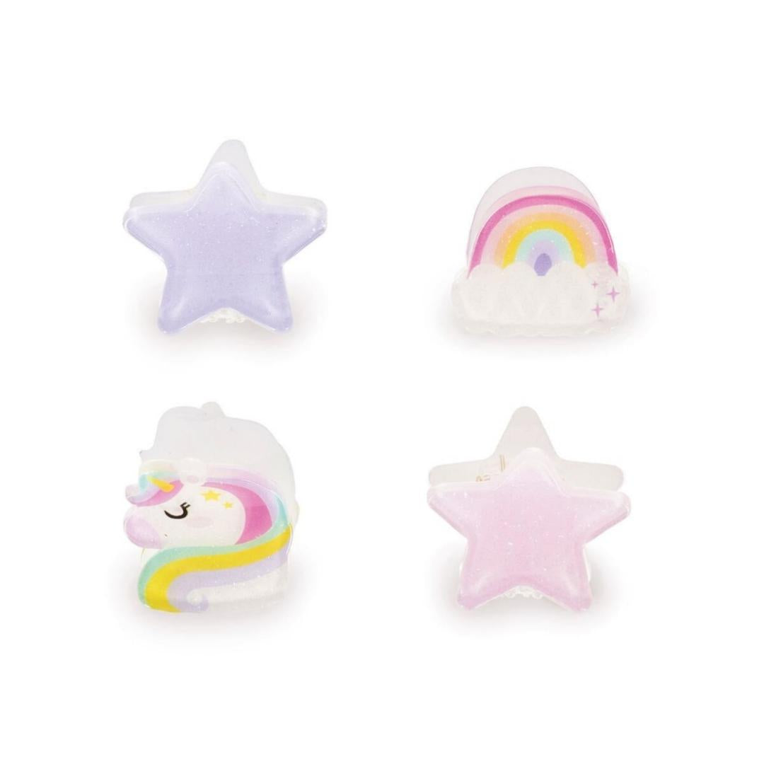 Set di 4 Mini Mollette per Capelli Clip Me Up