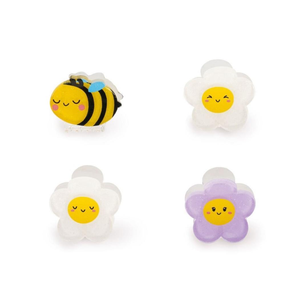 Set di 4 Mini Mollette per Capelli Clip Me Up