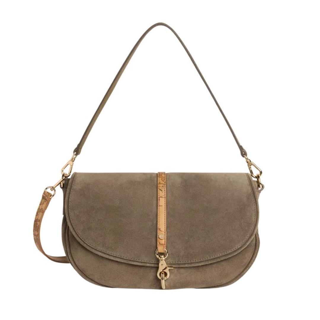 Savage Leather Tracolla con Patta