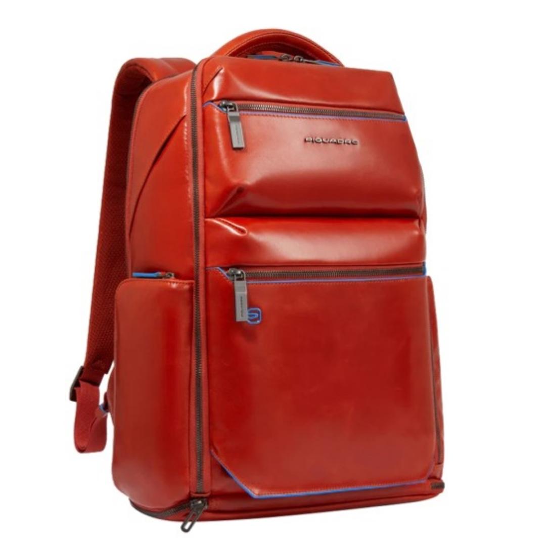 Zaino in Pelle Porta PC 15,6'' Blue Square