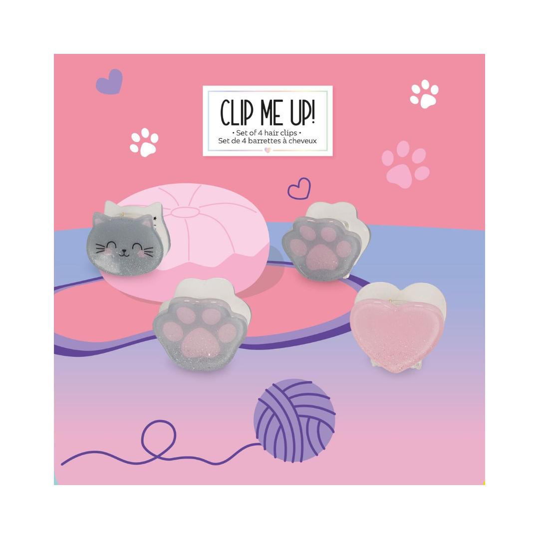 Set di 4 Mini Mollette per Capelli Clip Me Up