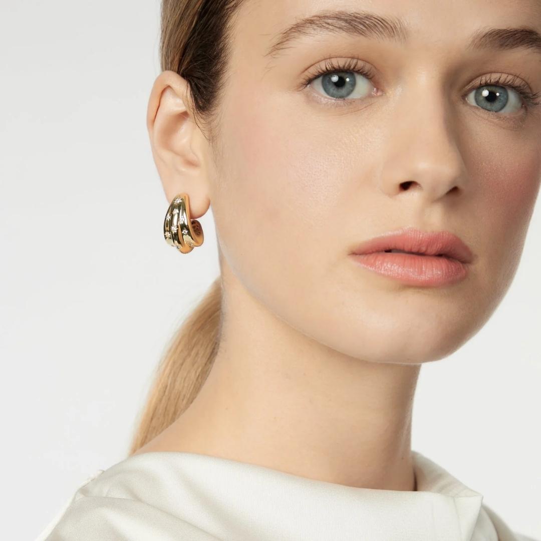 Orecchini Semicerchio a Spicchi Aldebaran