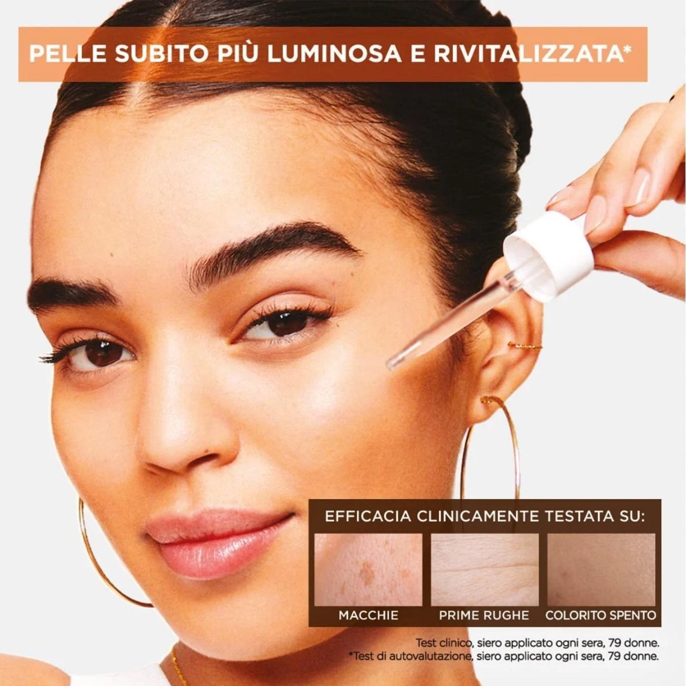 SkinActive Vitamina C Siero Notte Uniformante Anti-rughe