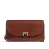 Portafoglio donna in pelle RFID zip around Federica