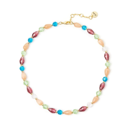Girocollo Cristalli, Perline e Cabochon Ninfa