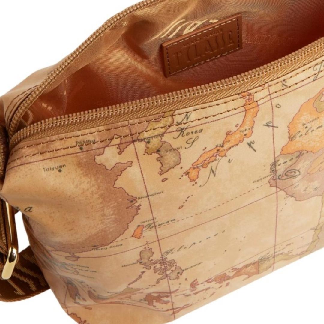 Borsa a Tracolla Piccola in Tessuto Geo Soft