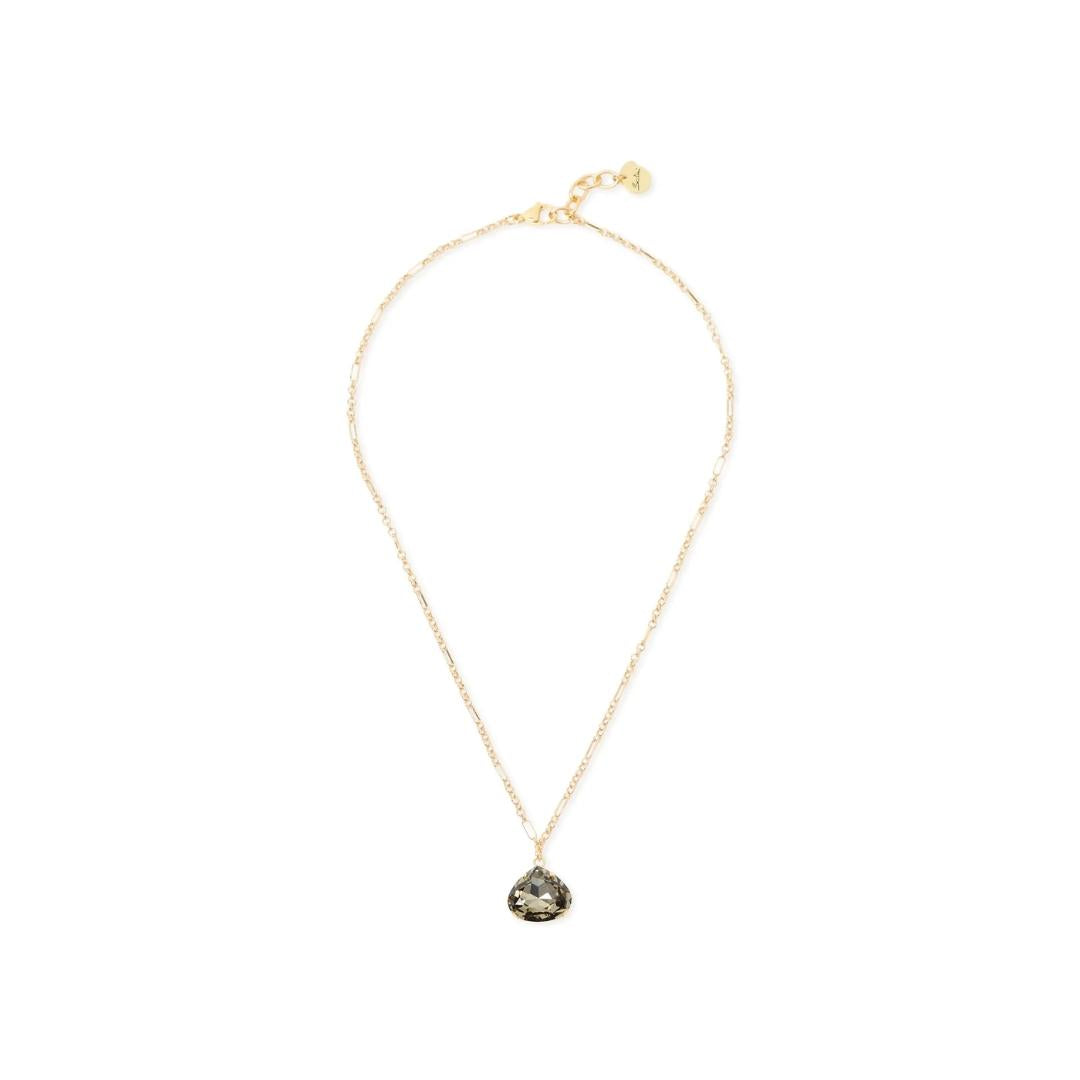 Collana Catena Cristallo Castagna Rea
