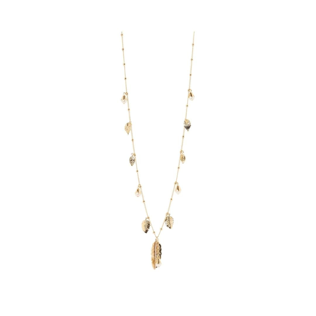 Collana Catena Foglie Perle Daphne