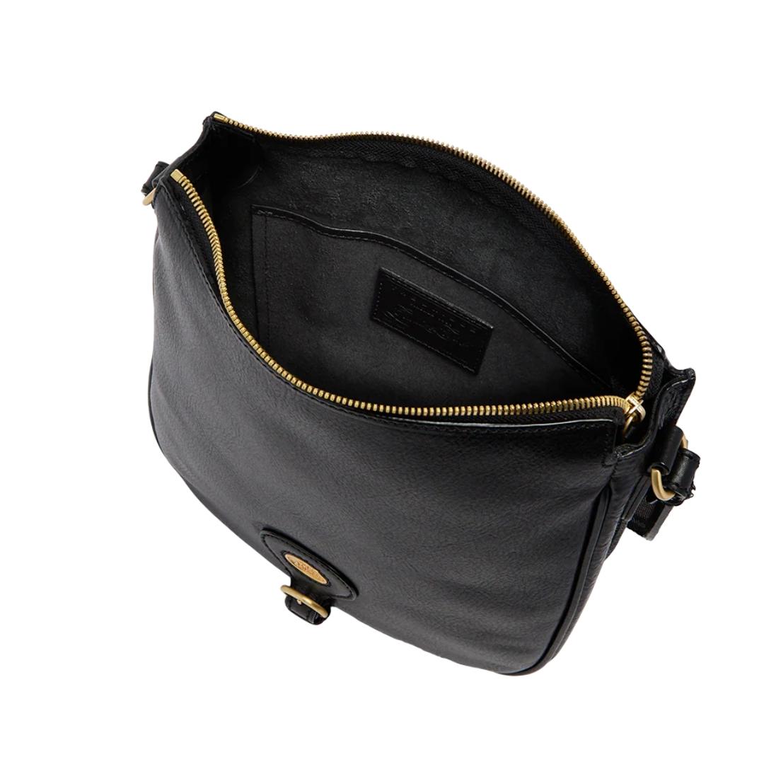 Borsa tracolla in pelle donna con chiusura zip Isidora