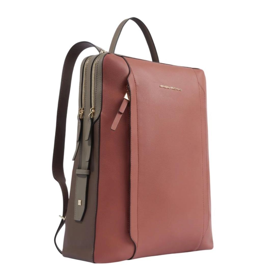 Zaino Donna in Pelle Porta pc 15,6'' con protezione RFID Circle
